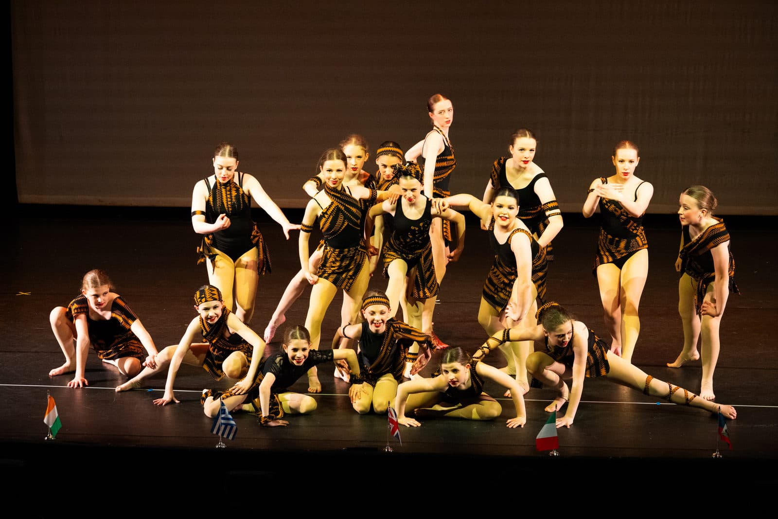 LESTA dancers on stage at the Rhoda McGaw Theatre, Woking