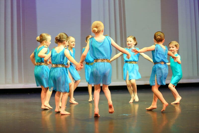LESTA dancers on stage in Woking